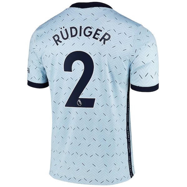 Camiseta Chelsea NO.2 Rudiger 2ª Kit 2020 2021 Azul